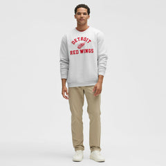 Detroit Red Wings lululemon Steady State Crew - Heathered Core Ultra Light Grey | NHL discount