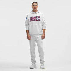 Colorado Avalanche lululemon Steady State Pullover Hoodie - Heathered Core Ultra Light Grey | NHL on sale