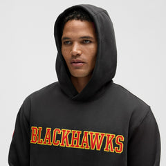Chicago Blackhawks lululemon Steady State Pullover Hoodie - Black | NHL Lifestyle