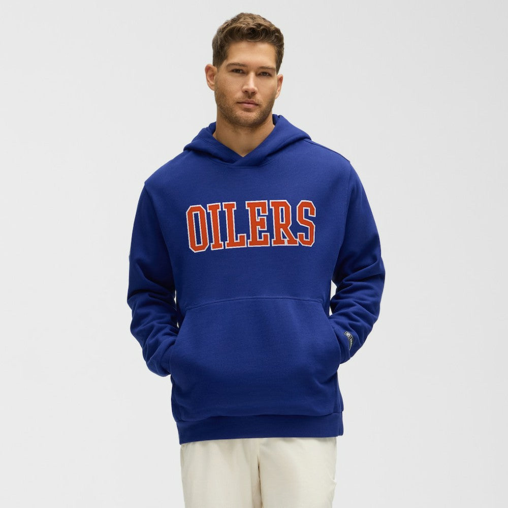 Edmonton Oilers lululemon Steady State Pullover Hoodie - Larkspur | NHL Clearance
