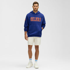 Edmonton Oilers lululemon Steady State Pullover Hoodie - Larkspur | NHL Clearance