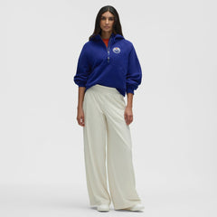 Edmonton Oilers lululemon Women's Scuba Oversized Half-Zip Hoodie - Larkspur | NHL on sale