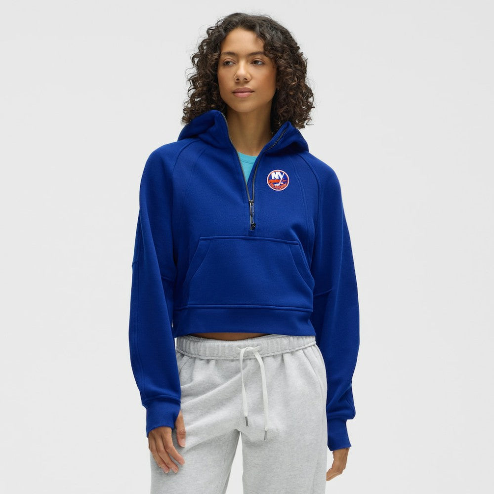 New York Islanders lululemon Women's Scuba Oversized Half-Zip Hoodie - College Cobalt | NHL Clearance