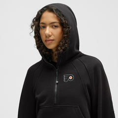 Philadelphia Flyers lululemon Women's Scuba Oversized Half-Zip Hoodie - Black | NHL near me