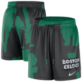 Nike Boston Celtics Courtside Club Dri-FIT Practice Shorts Black/Kelly Green