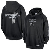 Nike San Antonio Spurs Courtside Club Premium Hoodie Black
