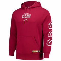 Nike Cleveland Cavaliers Courtside Club Premium Hoodie Wine