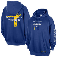 Nike Golden State Warriors Courtside Club Premium Hoodie Royal