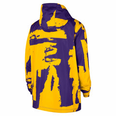 Nike Los Angeles Lakers Unisex Courtside Club Premium Woven Full-Zip Hooded Jacket Purple