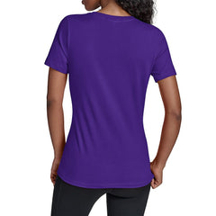 Minnesota Vikings Starter Women's Groovy Script V-Neck T-Shirt - Purple - NFL