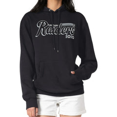Las Vegas Raiders Starter Women's Groovy Script Pullover Hoodie - Black - NFL