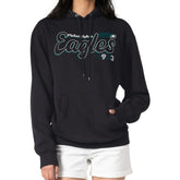 Philadelphia Eagles Starter Women's Groovy Script Pullover Hoodie - Black - NFL