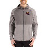 Washington Commanders Cutter & Buck Peshastin Eco Fleece Recycled Raglan Full-Zip Tri-Blend Hybrid Jacket - Heather Gray - NFL