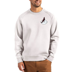 Arizona Cardinals Cutter & Buck Throwback Roam Recycled Raglan Pullover Sweatshirt - Gray - NFL