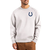 Indianapolis Colts Cutter & Buck Primary Logo Roam Recycled Raglan Pullover Sweatshirt - Gray - NFL