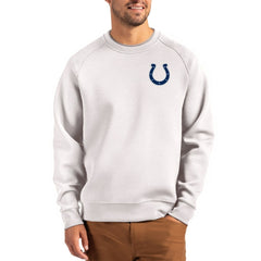 Indianapolis Colts Cutter & Buck Primary Logo Roam Recycled Raglan Pullover Sweatshirt - Gray - NFL
