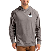 Arizona Cardinals Cutter & Buck Adapt Historic Knit Recycled Raglan Pullover Hoodie - Dark Heather Gray - NFL