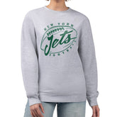 New York Jets G-III 4Her by Carl Banks Women's Football Fleece Pullover Sweatshirt - Gray - NFL