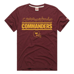 Washington Commanders Homage Unisex NFL ASL Collection by Love Sign Tri-Blend T-Shirt - Burgundy - NFL