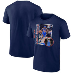 Shai Gilgeous-Alexander Oklahoma City Thunder '90s Player Graphic T-Shirt Navy