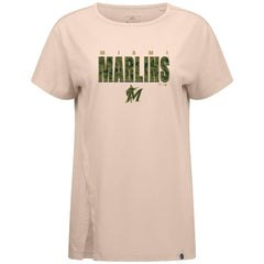 Miami Marlins Levelwear Women's Influx Protect W T-Shirt for sale