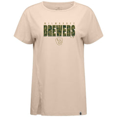 Milwaukee Brewers Levelwear Women's Influx Protect W T-Shirt Sale