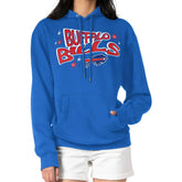 Buffalo Bills Starter Women's Fireworks Fleece Pullover Hoodie - Royal - NFL