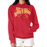 Tampa Bay Buccaneers Starter Women's Fireworks Fleece Pullover Hoodie - Red - NFL