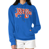 Denver Broncos Starter Women's Fireworks Fleece Pullover Hoodie - Royal - NFL