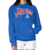 New England Patriots Starter Women's Fireworks Fleece Pullover Hoodie - Royal - NFL