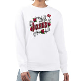 Tampa Bay Buccaneers G-III 4Her by Carl Banks Women's Roses Fleece Tri-Blend Pullover Sweatshirt - White - NFL