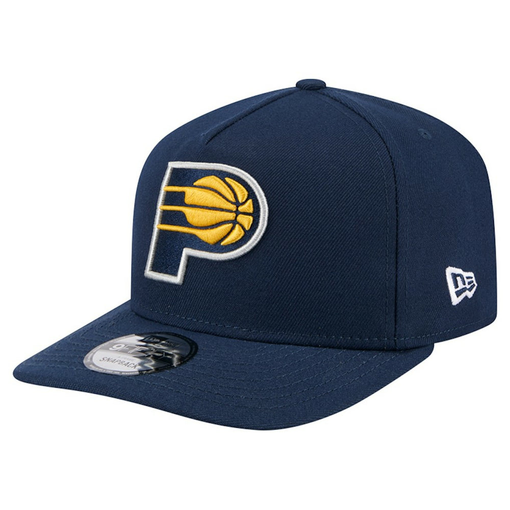 New Era Indiana Pacers Core Logo A-Frame 9FIFTY Snapback Hat Navy