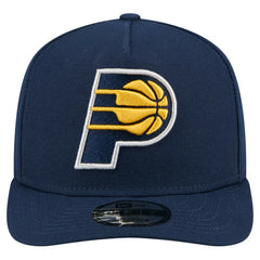 New Era Indiana Pacers Core Logo A-Frame 9FIFTY Snapback Hat Navy