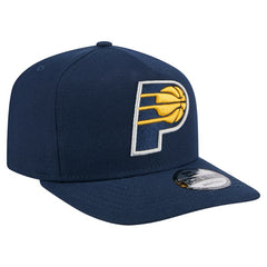 New Era Indiana Pacers Core Logo A-Frame 9FIFTY Snapback Hat Navy