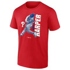 Bryce Harper Philadelphia Phillies Player Graphic T-Shirt Outlet