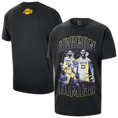 Nike LeBron James Los Angeles Lakers Unisex Athlete T-Shirt Black