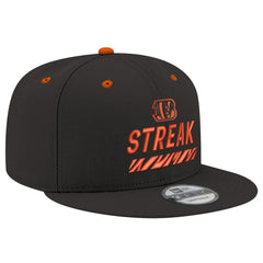 Cincinnati Bengals New Era STREAK Season Ticket Member 9FIFTY Snapback Hat - Black - NFL