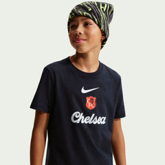 Nike - Chelsea Youth Crest T-Shirt - Black
