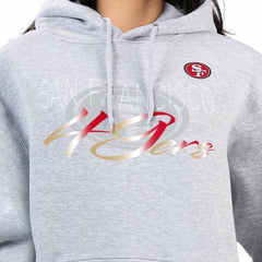 San Francisco 49ers G-III 4Her by Carl Banks Women's Shadow Logo Fleece Pullover Hoodie - Gray - NFL