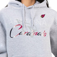 Arizona Cardinals G-III 4Her by Carl Banks Women's Shadow Logo Fleece Pullover Hoodie - Gray - NFL
