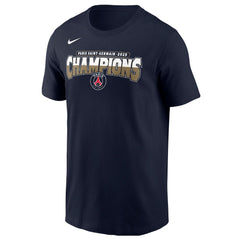 Nike - Paris Saint-Germain 2025 Champions League Winners Core T-Shirt - Navy