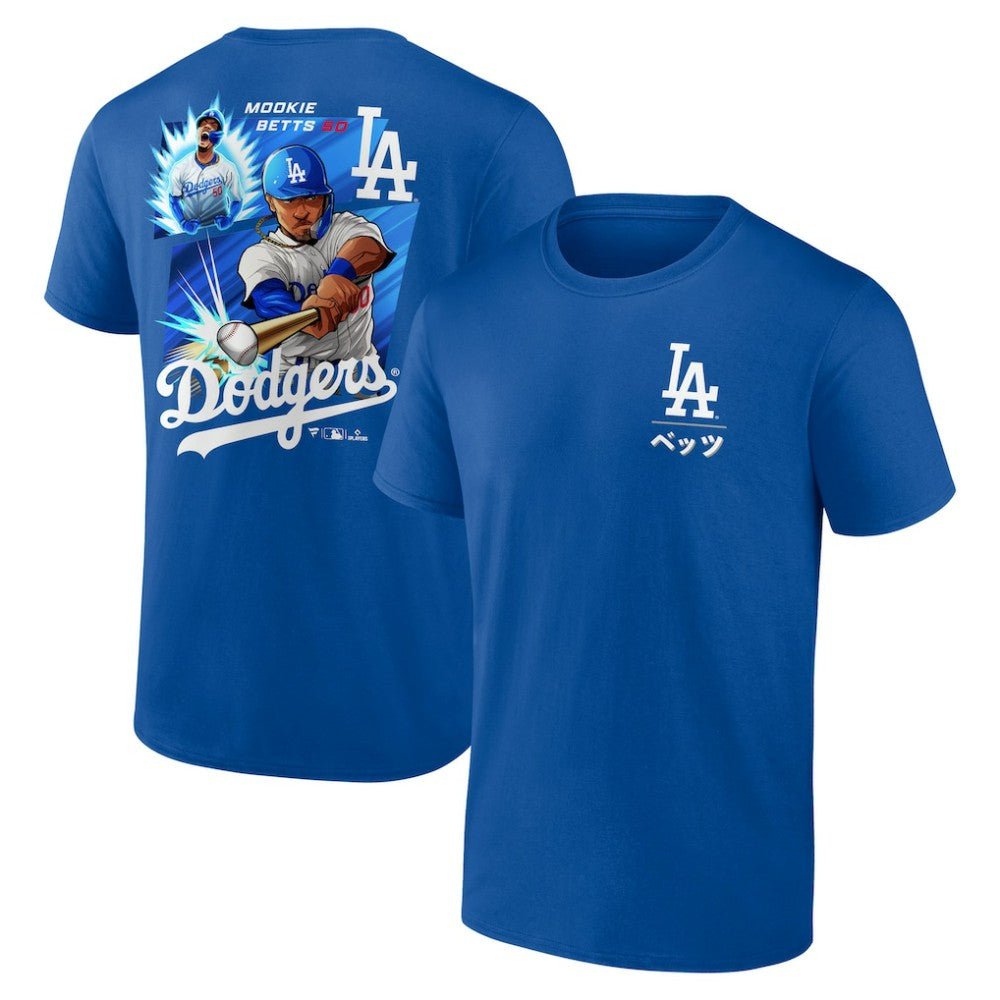 Mookie Betts Los Angeles Dodgers Anime Graphic T-Shirt Discount