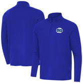 Seattle Seahawks Antigua 50th Season Intent Quarter-Zip Pullover - Royal - NFL