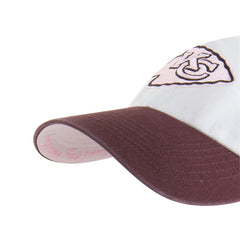 Kansas City Chiefs '47 Unisex Love Letter Clean Up Adjustable Hat - Stone/Burgundy - 47 brand