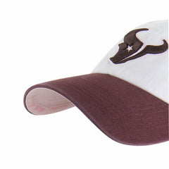 Houston Texans '47 Unisex Love Letter Clean Up Adjustable Hat - Stone/Burgundy - 47 brand