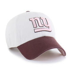New York Giants '47 Unisex Love Letter Clean Up Adjustable Hat - Stone/Burgundy - 47 brand