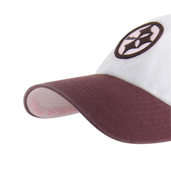 Pittsburgh Steelers '47 Unisex Love Letter Clean Up Adjustable Hat - Stone/Burgundy - 47 brand