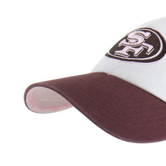 San Francisco 49ers '47 Unisex Love Letter Clean Up Adjustable Hat - Stone/Burgundy - 47 brand