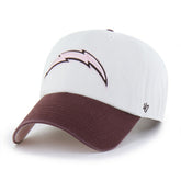 Los Angeles Chargers '47 Unisex Love Letter Clean Up Adjustable Hat - Stone/Burgundy - 47 brand