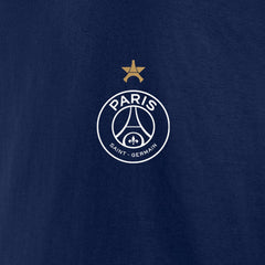 Paris Saint-Germain 2025 Champions League Winners Eiffel Star T-Shirt Navy